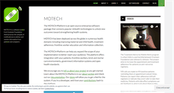 Desktop Screenshot of motechproject.org